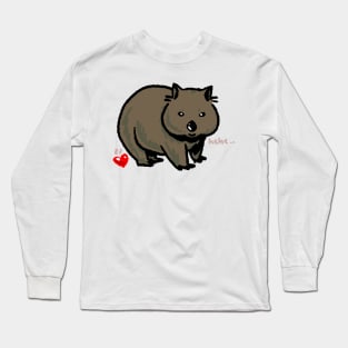 Wombat Poo Long Sleeve T-Shirt